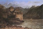 Gustave Courbet Castle oil painting